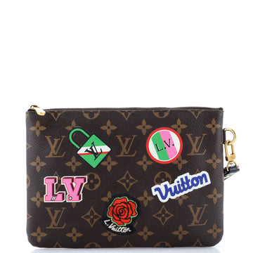 Louis Vuitton City Pouch Limited Edition Patches Monogram Canvas