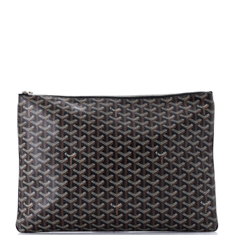 Goyard Senat Zip Pouch Coated Canvas GM