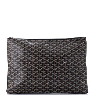 Goyard Senat Zip Pouch Coated Canvas GM