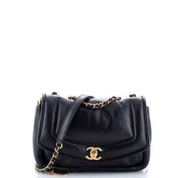 Chanel Vintage Puffy Flap Bag Lambskin Small