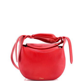 Chloe Kiss Purse Bag Leather Small
