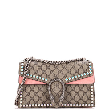 Gucci Dionysus Bag Crystal Embellished GG Coated Canvas Small