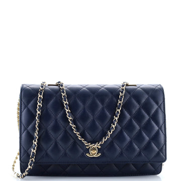 Chanel Fantasy Pearls Flap Bag Quilted Lambskin Large