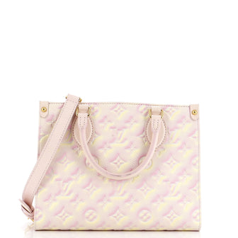 Louis Vuitton OnTheGo Tote Stardust Monogram Empreinte Leather PM