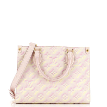 Louis Vuitton OnTheGo Tote Stardust Monogram Empreinte Leather PM