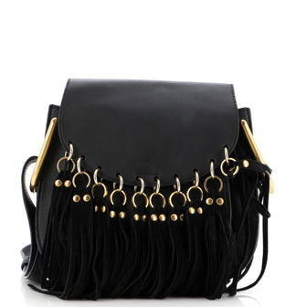 Chloe Fringe Hudson Bag Leather Small