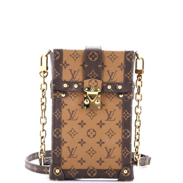 Louis Vuitton Vertical Trunk Pochette Reverse Monogram Canvas