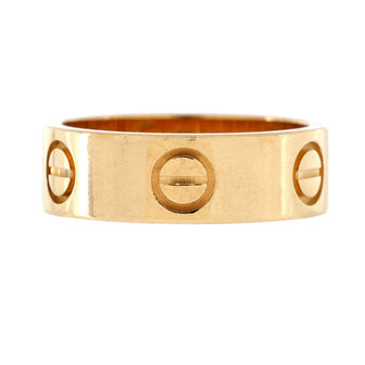 Cartier Love Band Ring 18K Yellow Gold