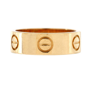 Cartier Love Band Ring 18K Yellow Gold