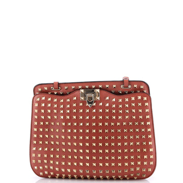 Valentino Garavani Rockstud Shoulder Bag Full Studded Leather
