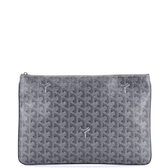 Goyard Senat Zip Pouch Coated Canvas MM