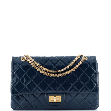 Chanel Reissue 2.55 Flap Bag Quilted Crinkled Patent 227