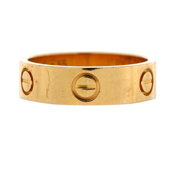 Cartier Love Band Ring 18K Yellow Gold
