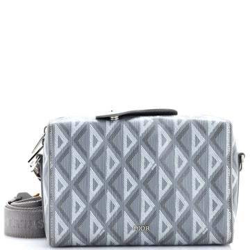 Christian Dior Lingot Messenger Bag CD Diamond Coated Canvas