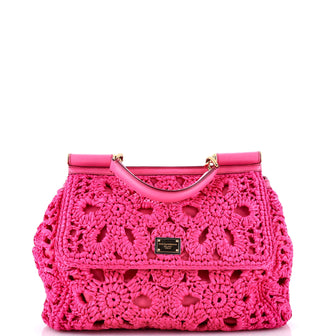 Dolce & Gabbana Miss Sicily Bag Raffia Medium