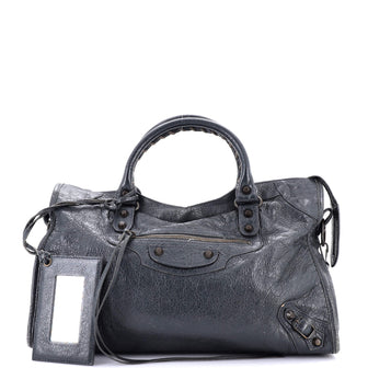 Balenciaga City Classic Studs Bag Leather Medium