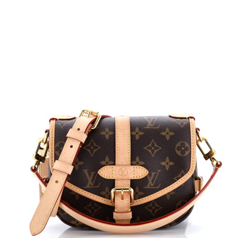 Louis Vuitton Saumur Handbag Monogram Canvas BB
