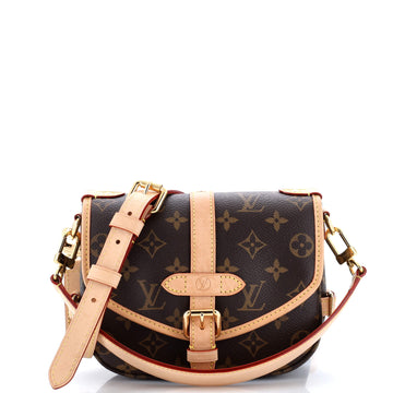 Louis Vuitton Saumur Handbag Monogram Canvas BB