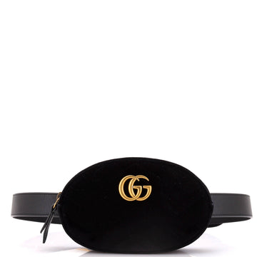 Gucci GG Marmont Belt Bag Matelasse Velvet
