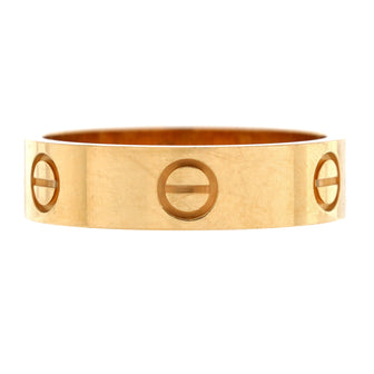 Cartier Love Band Ring 18K Yellow Gold