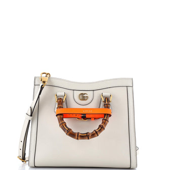 Gucci Diana NM Bamboo Handle Tote Leather Small