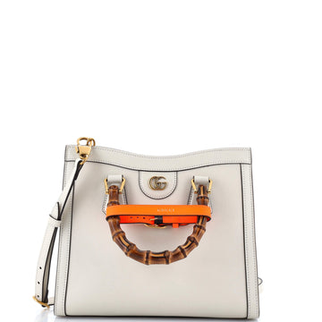 Gucci Diana NM Bamboo Handle Tote Leather Small