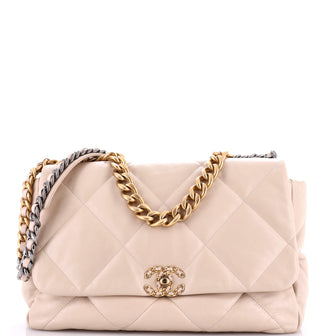 Chanel 19 Flap Bag Quilted Leather Maxi