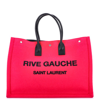 Saint Laurent Rive Gauche Shopper Tote Felt Large
