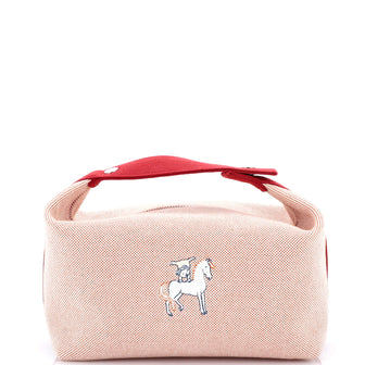 Hermes Bride-A-Brac Cabriole Travel Case Toile GM