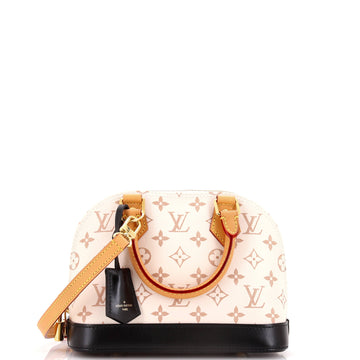 Louis Vuitton Alma Handbag Monogram Dune Canvas BB
