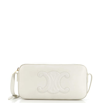 Celine Cuir Triomphe Camera Shoulder Bag Leather Small