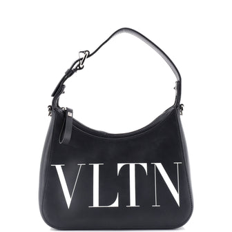 Valentino Garavani VLTN Hobo Printed Leather Small