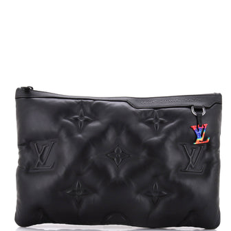 Louis Vuitton A4 Pouch Monogram Puffer Lambskin
