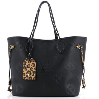 Louis Vuitton Neverfull NM Tote Wild at Heart Monogram Empreinte Giant MM