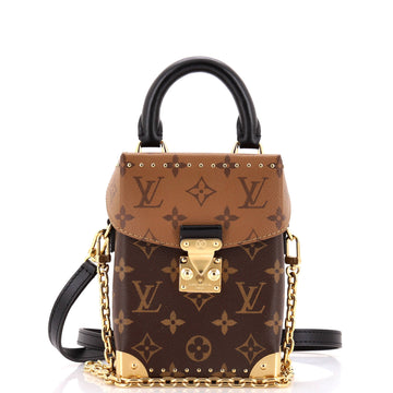 Louis Vuitton Camera Box NM Handbag Studded Reverse Monogram Canvas