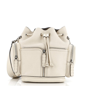 Fendi Selleria Mon Tresor Bucket Bag Leather Small