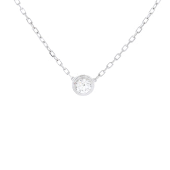 Cartier Cartier D'Amour Pendant Necklace 18K White Gold with Diamond Large