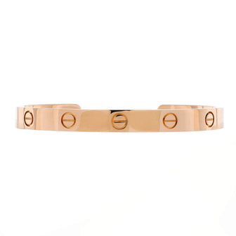 Cartier Love Cuff Bracelet 18K Rose Gold