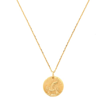 Van Cleef & Arpels Zodiac Pendant Necklace 18K Yellow Gold
