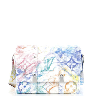 Louis Vuitton Trunk Messenger Bag Limited Edition Monogram Pastel Multicolor