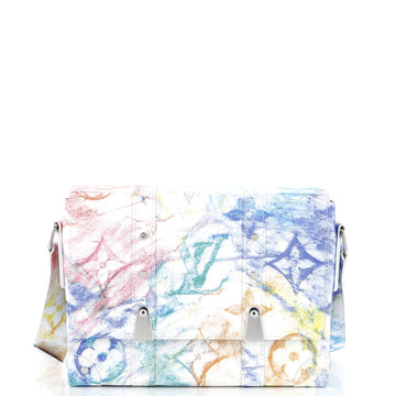 Louis Vuitton Trunk Messenger Bag Limited Edition Monogram Pastel Multicolor