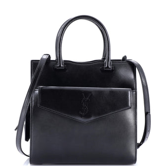 Saint Laurent Uptown Tote Leather Small