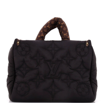 Louis Vuitton Pillow OnTheGo Tote Monogram Quilted Econyl Nylon MM