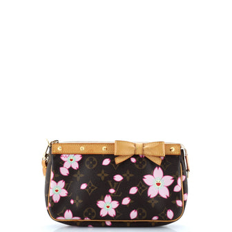 Louis Vuitton Pochette Accessoires Limited Edition Cherry Blossom Monogram