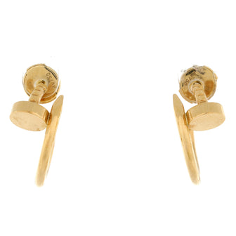 Cartier Juste un Clou Hoop Earrings 18K Yellow Gold Small