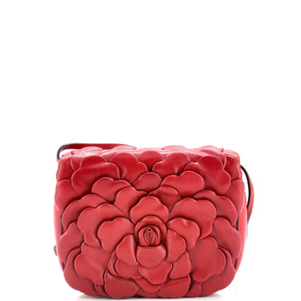 Valentino Garavani Atelier 03 Rose Edition Flap Shoulder Bag Leather Small