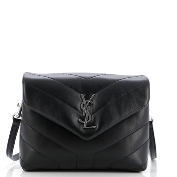 Saint Laurent Loulou Shoulder Bag Matelasse Chevron Leather Toy