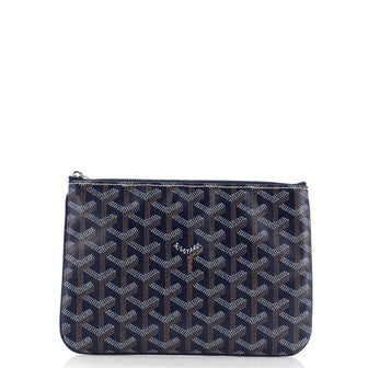 Goyard Senat Zip Pouch Coated Canvas PM