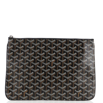 Goyard Senat Zip Pouch Coated Canvas MM
