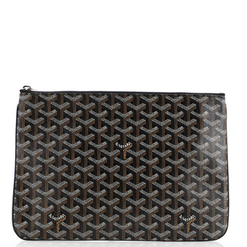 Goyard Senat Zip Pouch Coated Canvas MM